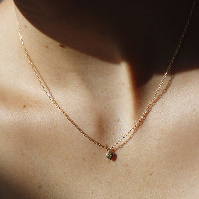 שרשרת לב תום זהב 14K Necklaces