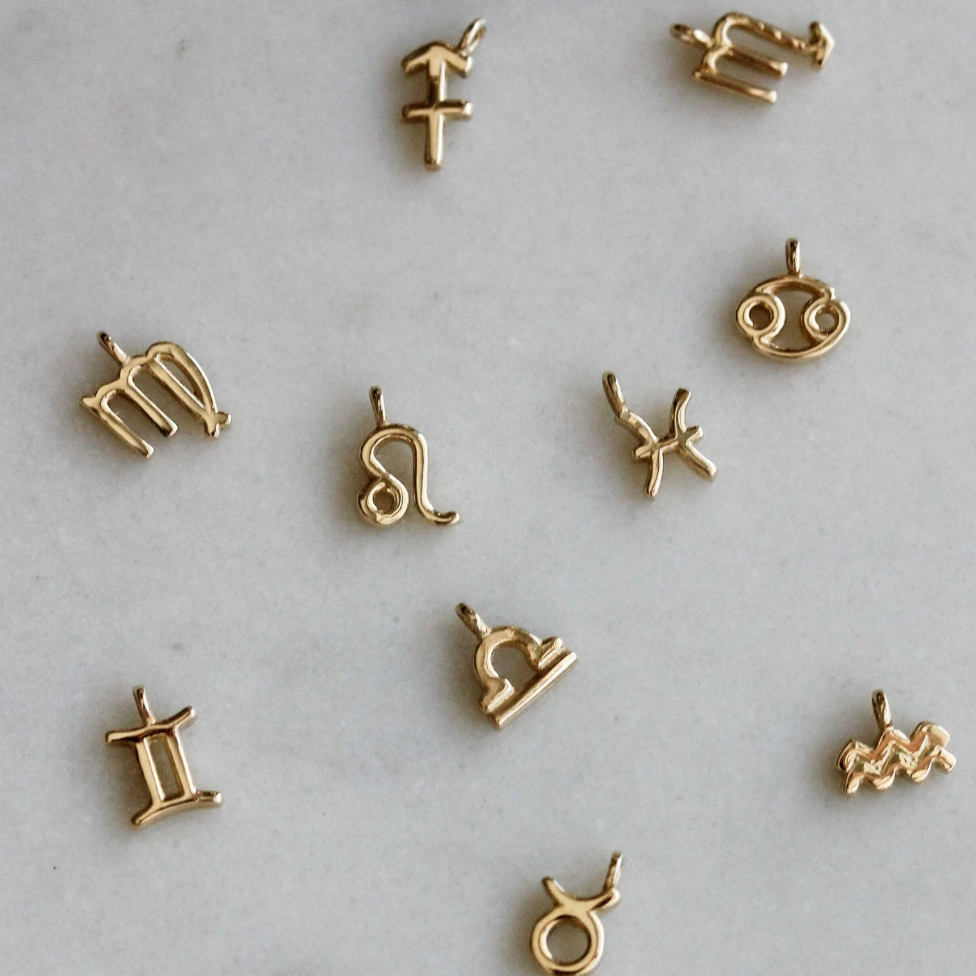 תליון מזלות זהב 14K Bracelets