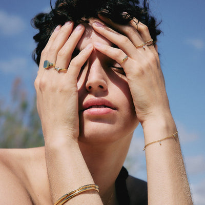 צמיד גלקסיה חבל זהב 14K Bracelets