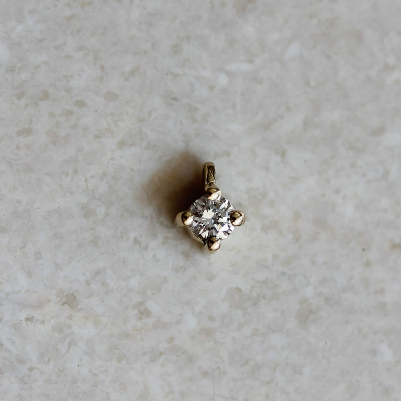 תליון נבאדה גדול יהלום מעבדה זהב 14K Necklaces