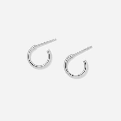 עגילי אשלי זהב 14K Earrings 14K לבן