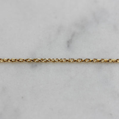 צמיד נצחי גלים זהב צהוב 14K Bracelets 
