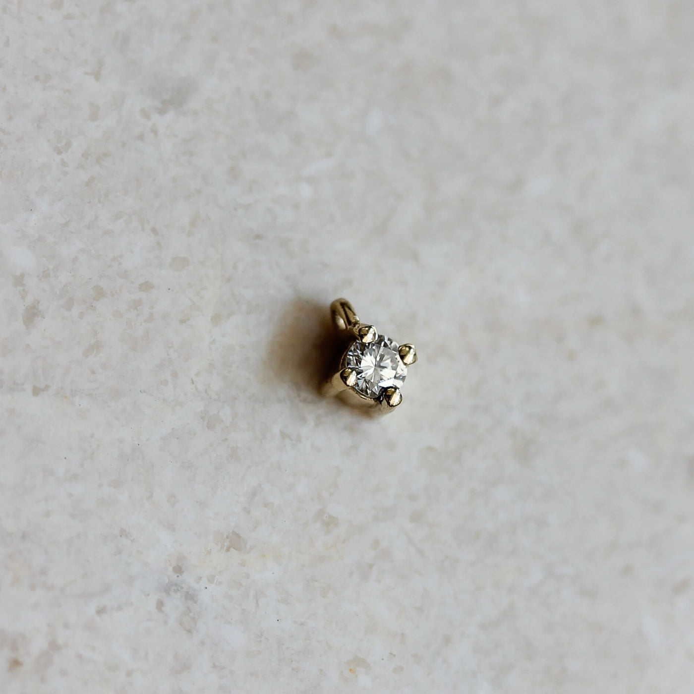 תליון נבאדה קטן יהלום מעבדה זהב 14K Necklaces