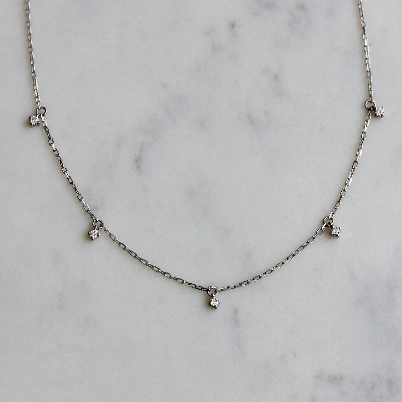 שרשרת נבאדה יהלומי מעבדה 14K Necklaces