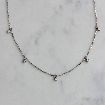 שרשרת נבאדה יהלומי מעבדה 14K Necklaces