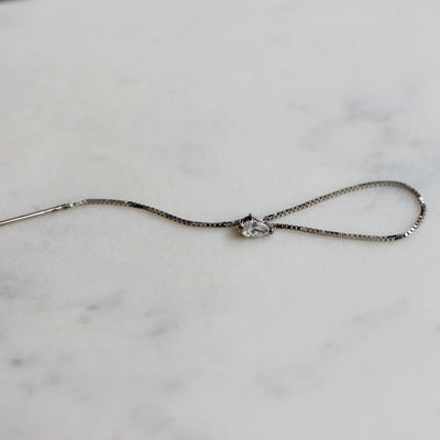 עגילי קלואי סהרה יהלום מעבדה זהב 14K Earrings