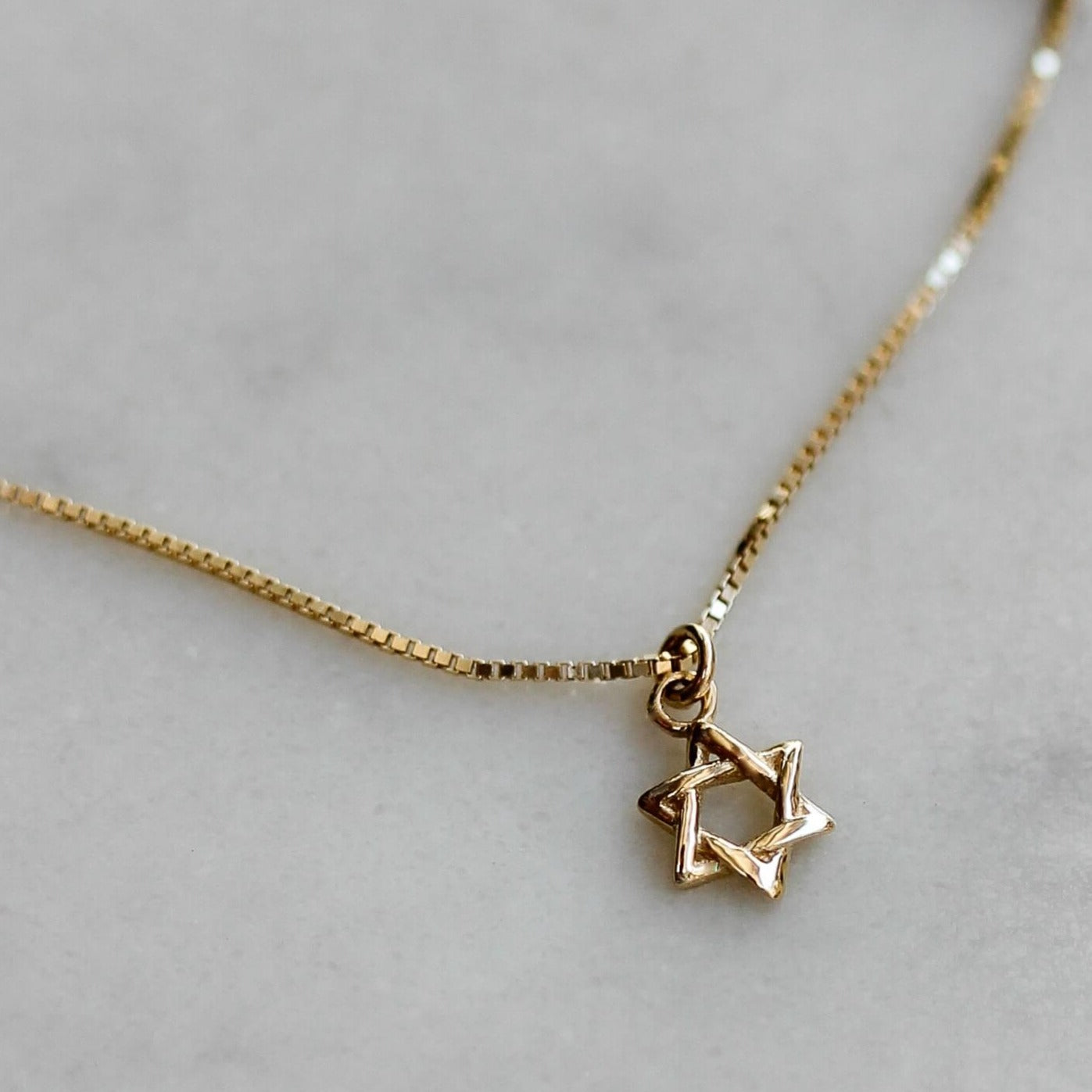 שרשרת מגן דוד טייני זהב 14K Necklaces 