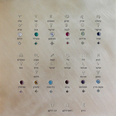 שרשרת אבן המזל זהב 14K Necklaces
