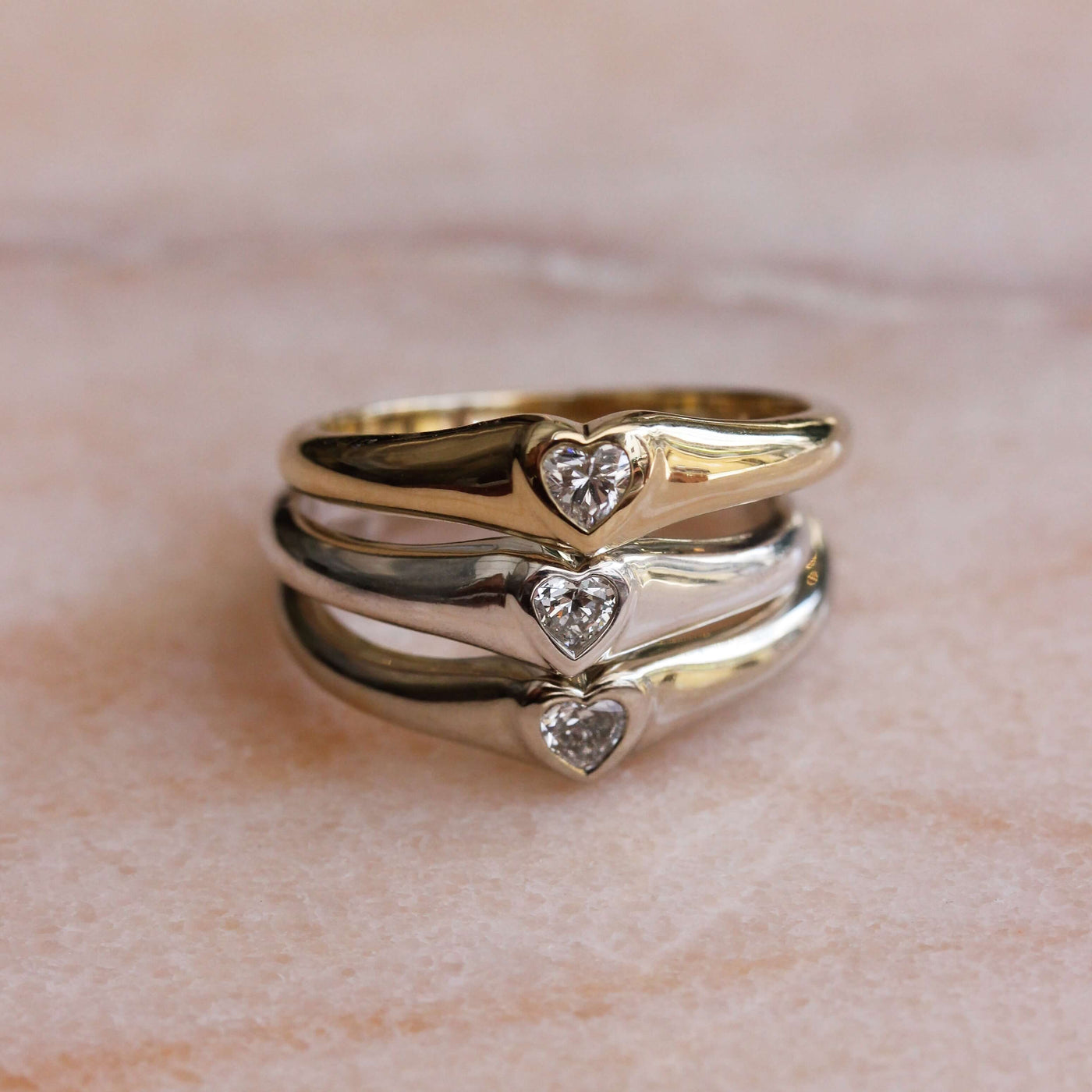 טבעת סלסט יהלום מעבדה כסף 925 Rings
