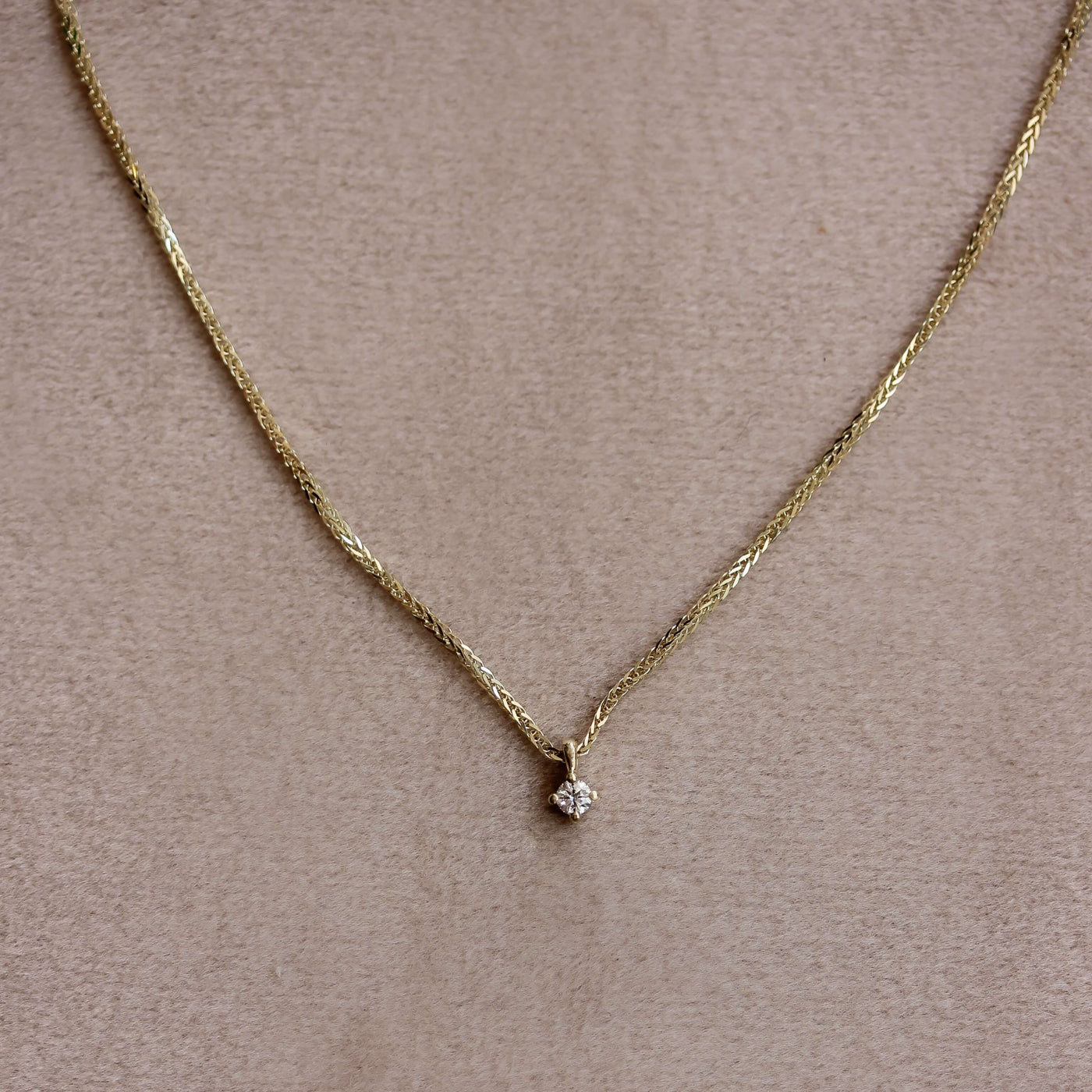 סט צמיד ושרשרת הלנה יהלום זהב 14K Necklaces