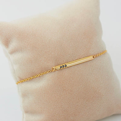 צמיד דילן יהלומים שחורים זהב 14K Bracelets 