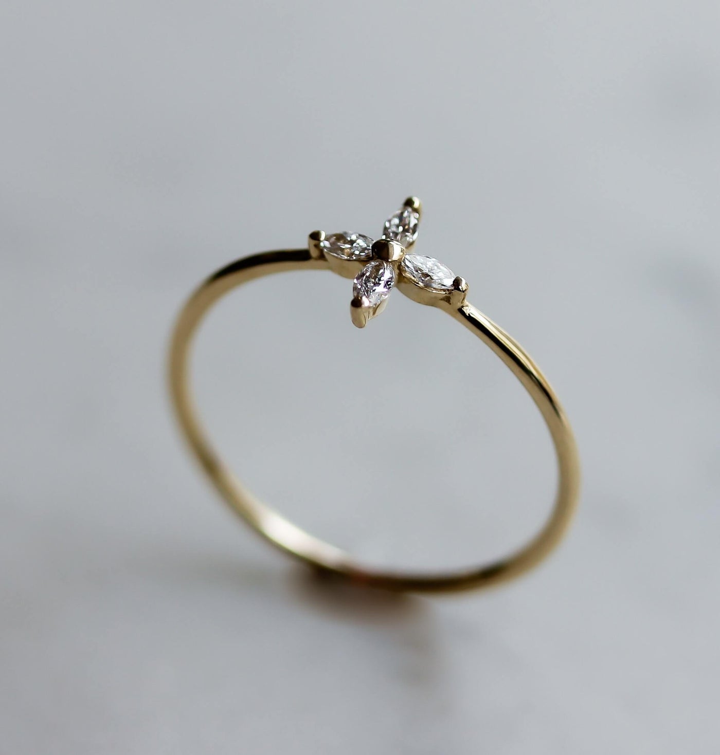 טבעת לואיזה זהב 14K Rings 