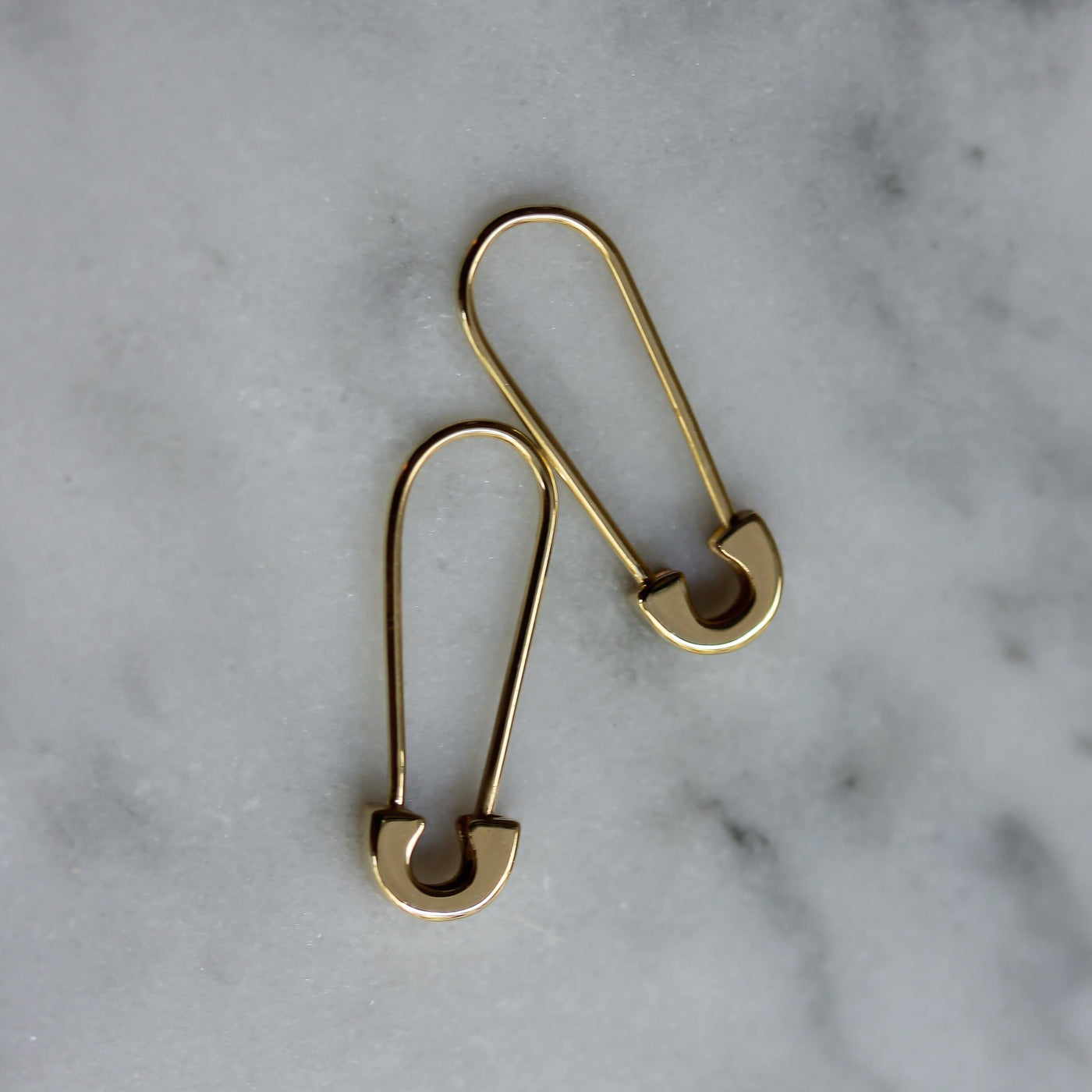 עגילי סייפטי זהב 14K Earrings 