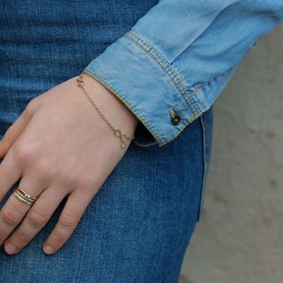 צמיד אינפיניטי זהב 14K Bracelets 