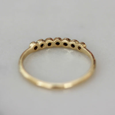 טבעת גאיה יהלומים שחורים זהב 14K Rings 