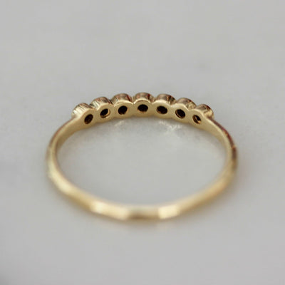 טבעת גאיה יהלומים שחורים זהב 14K Rings 