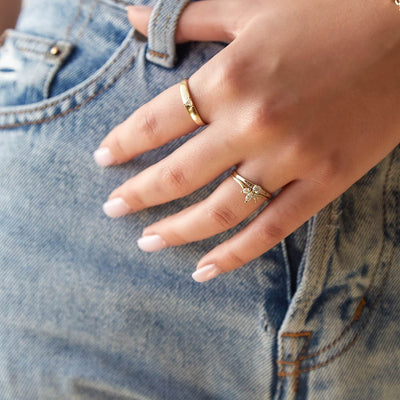 טבעת היילי יהלום זהב 14K Rings 