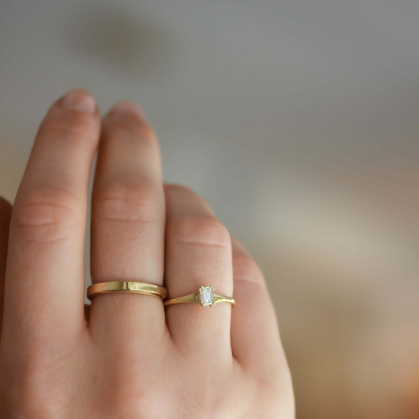 טבעת ורונה יהלום זהב 14K Rings 