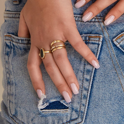 טבעת היילי יהלום זהב 14K Rings 