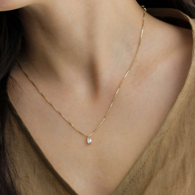 שרשרת ורונה יהלום זהב 14K Necklaces 