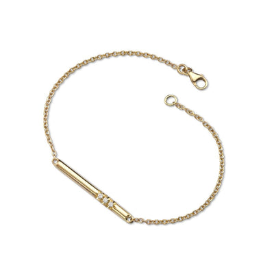 צמיד דילן יהלומים לבנים זהב 14K Bracelets 