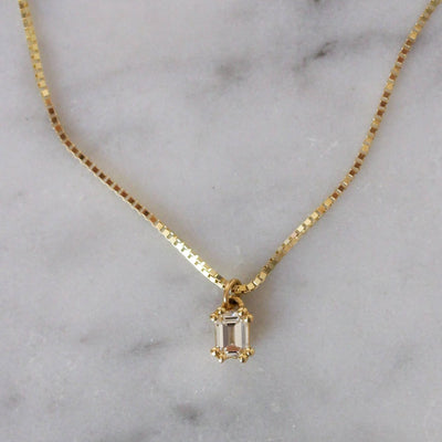 שרשרת ורונה יהלום זהב 14K Necklaces 14K לבן