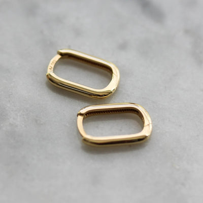 עגילי מישל זהב 14K Earrings 
