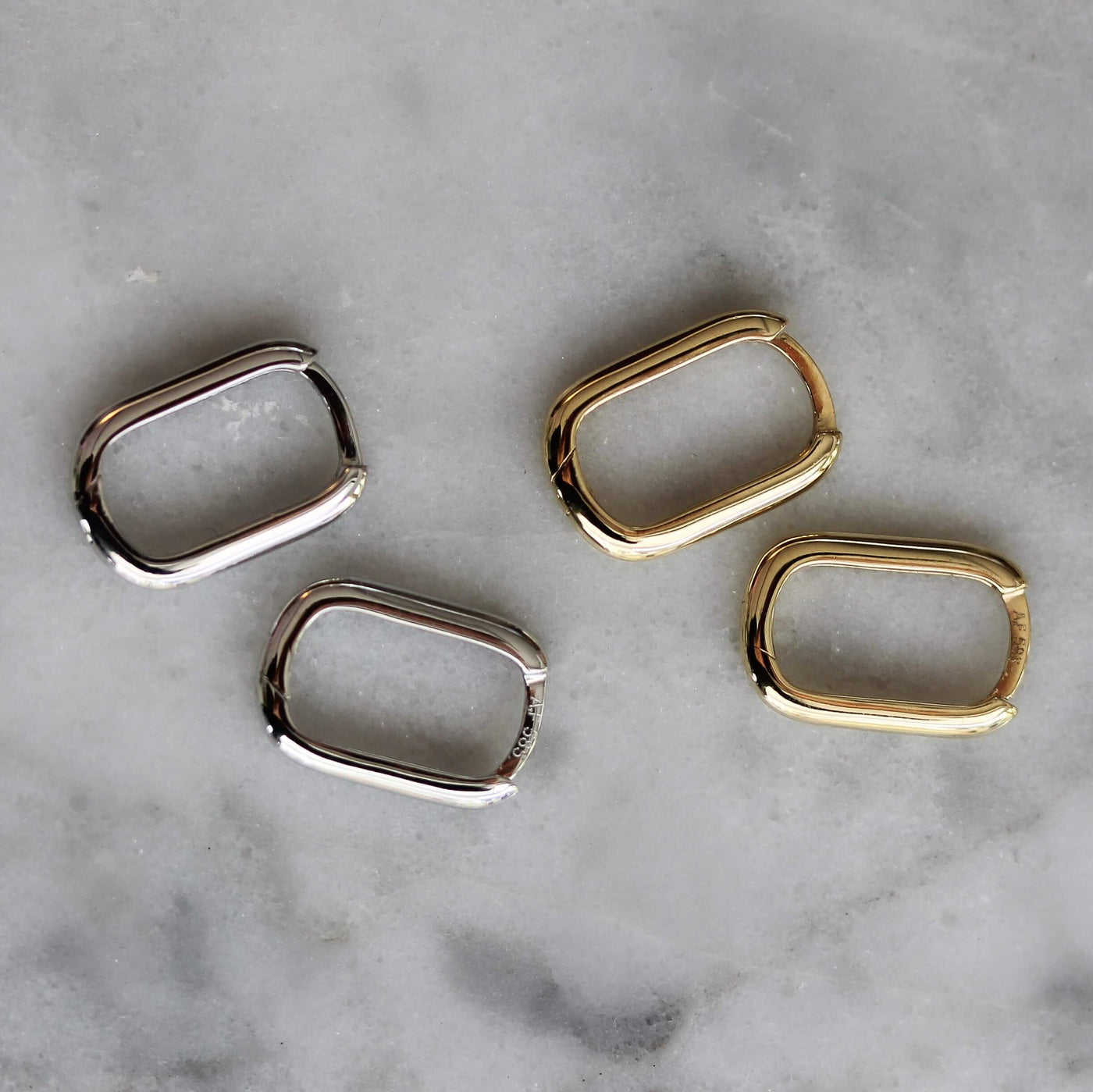 עגילי מישל זהב 14K Earrings 