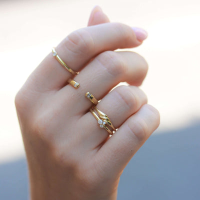 טבעת אושן זהב 14K Rings 