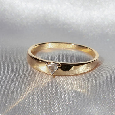 טבעת היילי יהלום זהב 14K Rings 14K צהוב