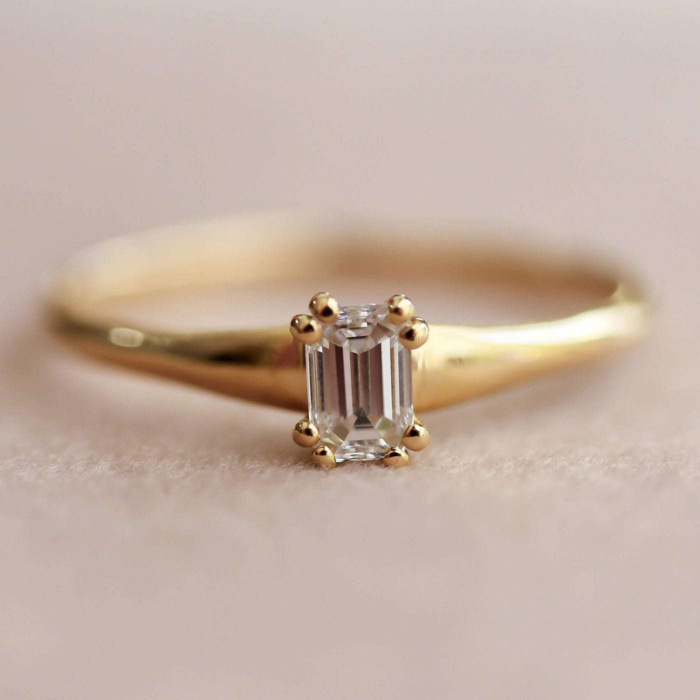 טבעת ורונה יהלום זהב 14K Rings 14K ורוד