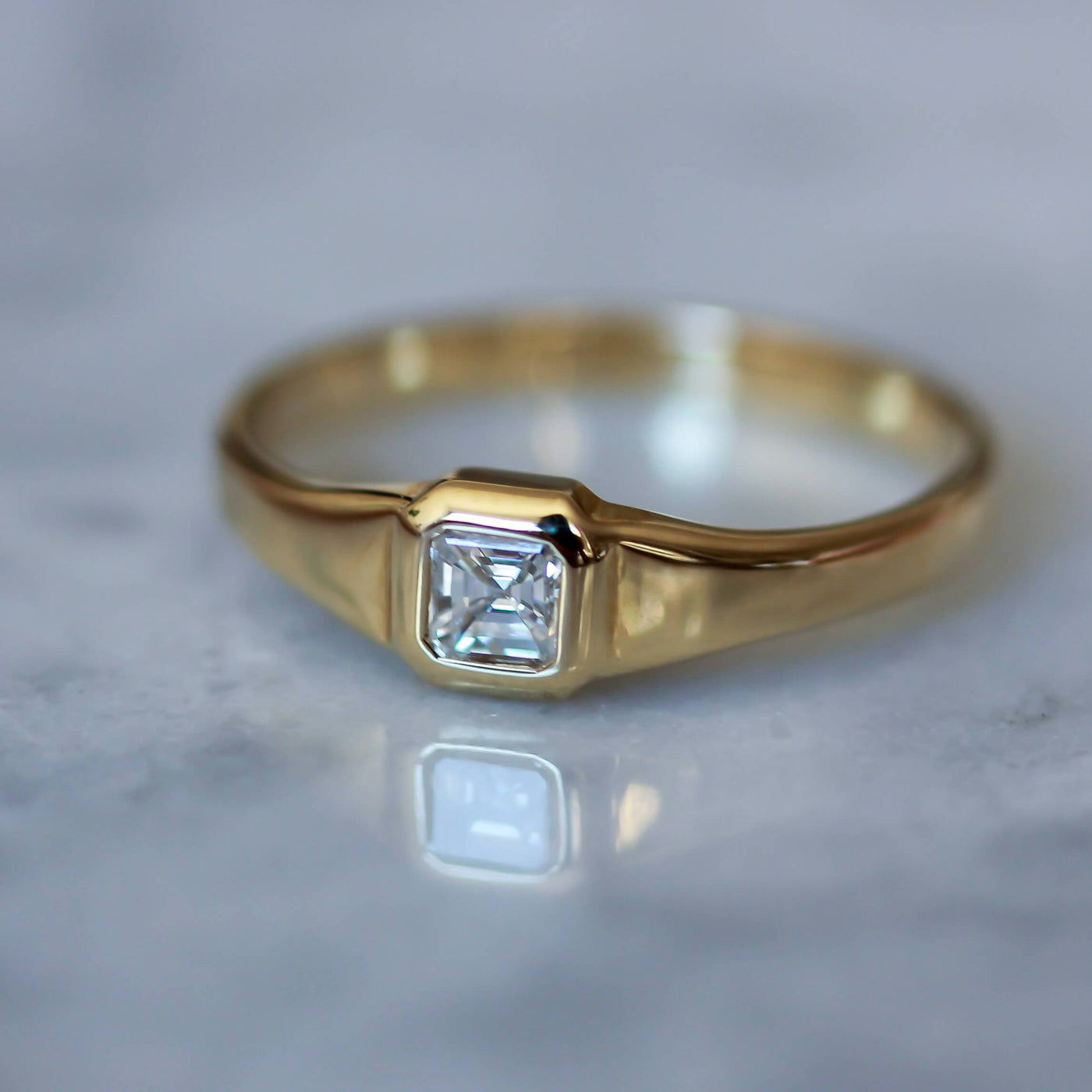 טבעת טולוז יהלום זהב 14K Rings 14K ורוד