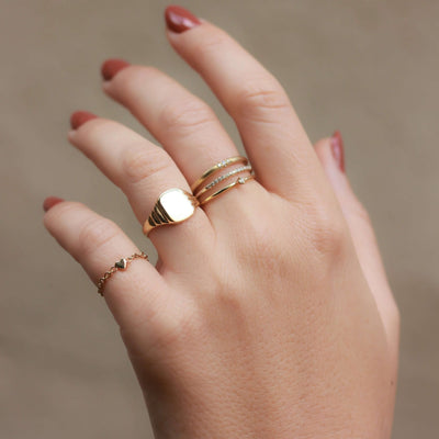 טבעת טיפאני יהלום זהב 14K Rings 