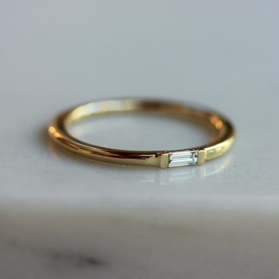 טבעת לילי יהלום זהב 14K Rings 14K צהוב