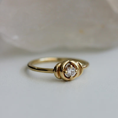 טבעת פולמון יהלום זהב 14K Rings 