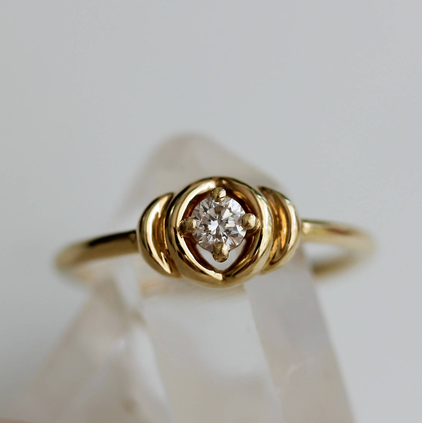 טבעת פולמון יהלום זהב 14K Rings 14K צהוב