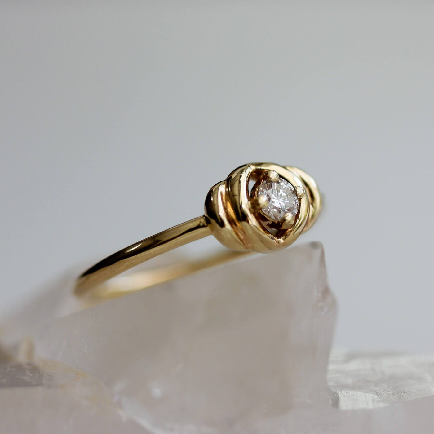 טבעת פולמון יהלום זהב 14K Rings 