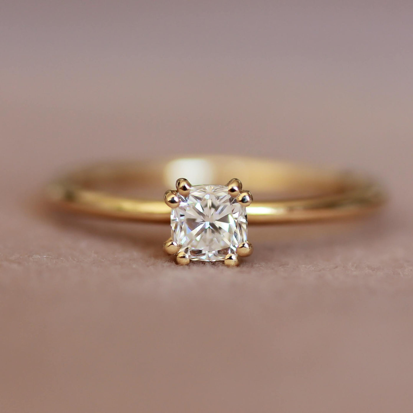 טבעת פלורנס יהלום זהב 14K Rings 14K ורוד
