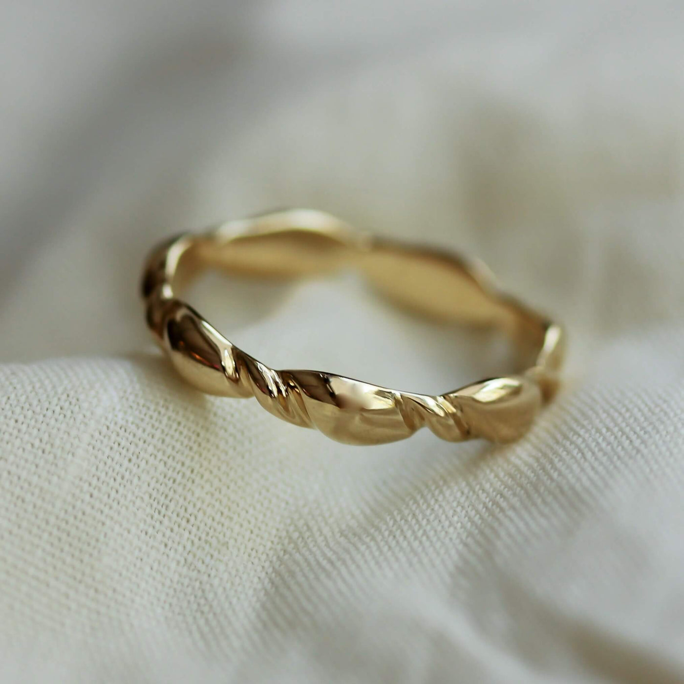טבעת צמה זהב Rings 14K צהוב