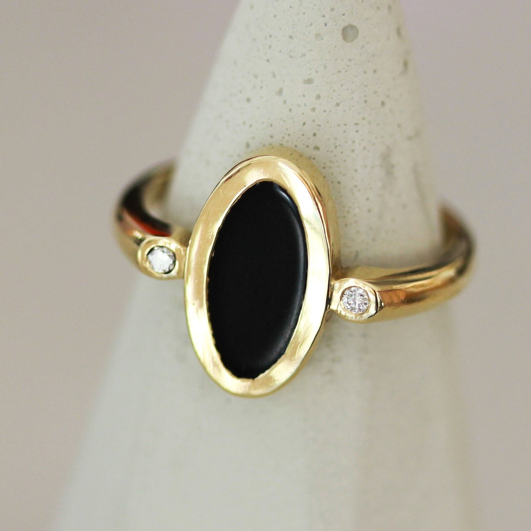 טבעת מונלייט קטנה זהב 14K Rings 14K צהוב