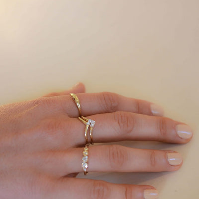 טבעת מלודי זהב 14K Rings 