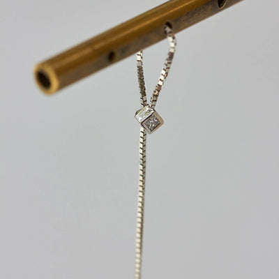 עגילי קלואי פרינס יהלומים לבנים זהב 14K Earrings 