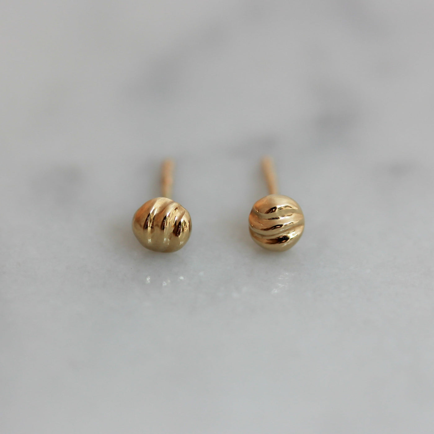 עגילי אושן זהב 14K Earrings 14K לבן