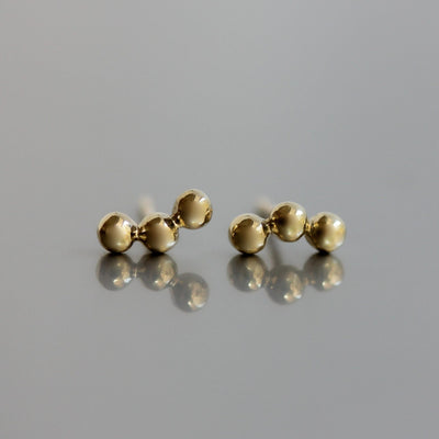 עגילי ברנדון זהב 14K Earrings 