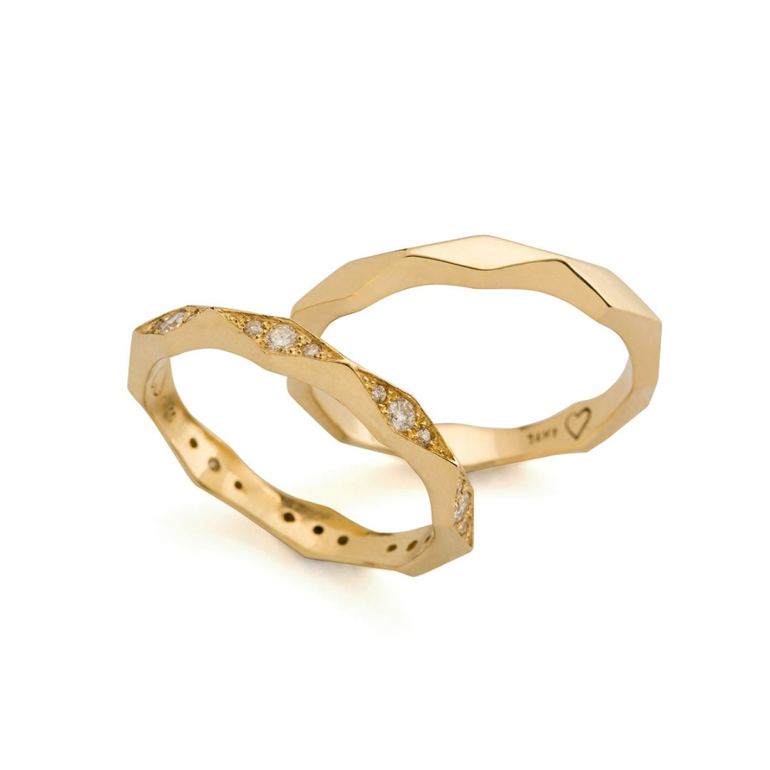 טבעת עפיפונים גדולה זהב Rings 