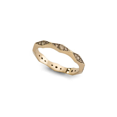 טבעת עפיפונים זהב ויהלומי קוניאק Rings 14K צהוב
