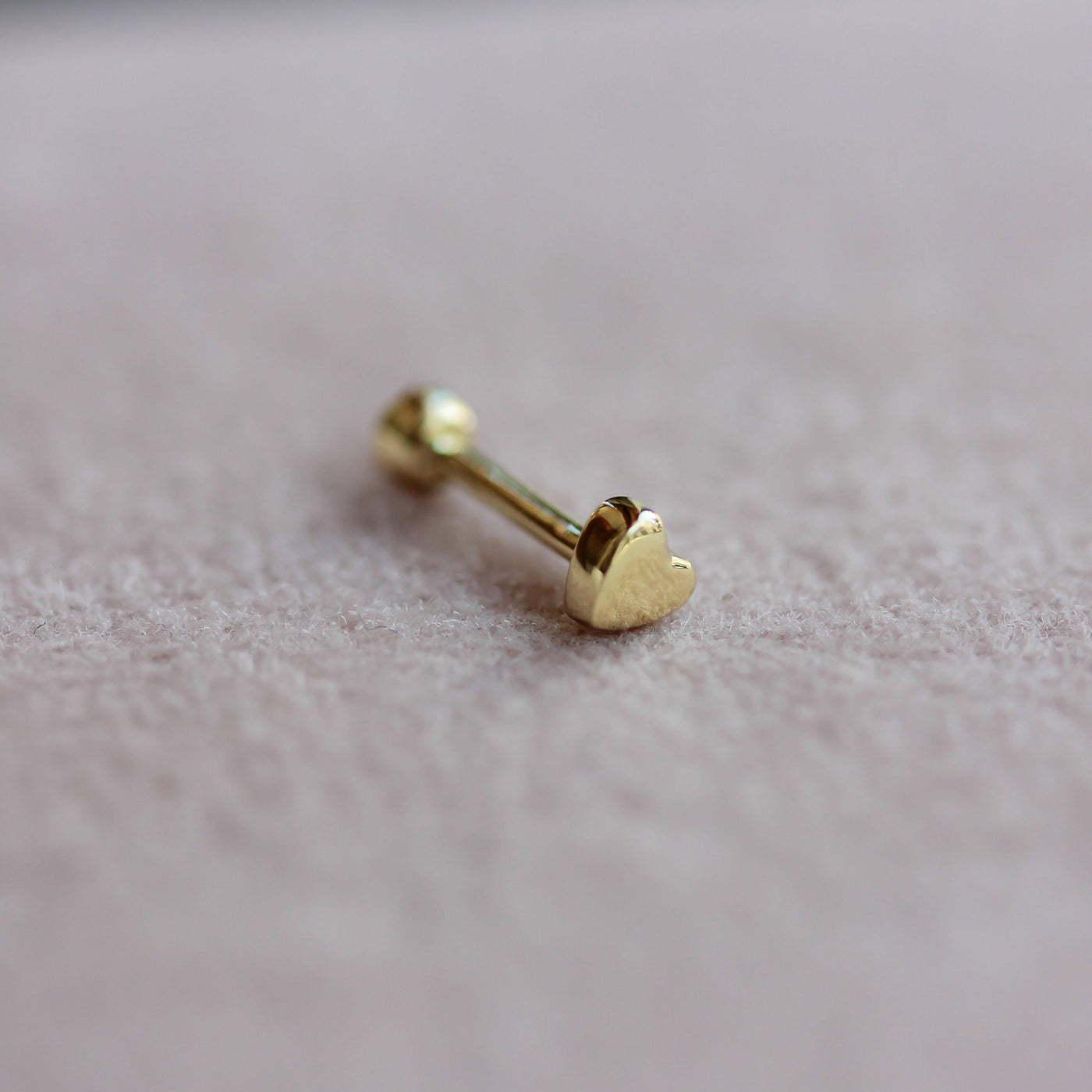 עגיל פירסינג כוס קלואי יהלום לבן זהב 14K Earrings 