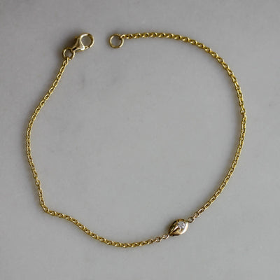 צמיד ויטה יהלום זהב 14K Bracelets 14K לבן