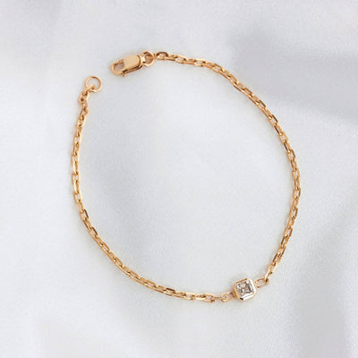 צמיד טולוז יהלום זהב צהוב 14K Bracelets 14K צהוב