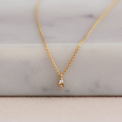 שרשרת נפטון זהב ויהלומים 14K Necklaces 14K צהוב